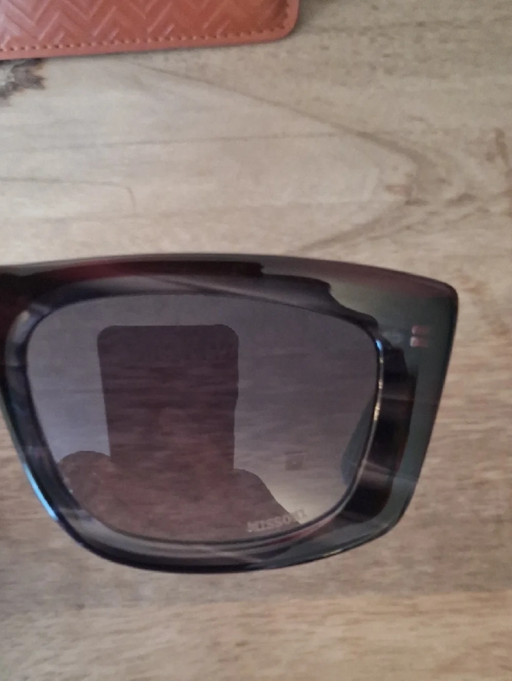 Missoni Tortoiseshell Sunglasses With A Leather Case